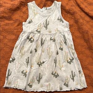 Cactus Print Kids Dress